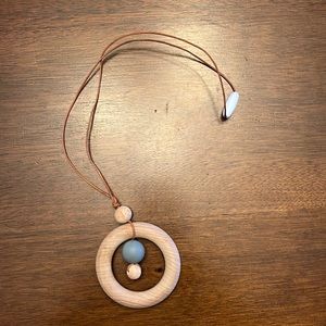 Latched Mama Katherine wooden teething necklace